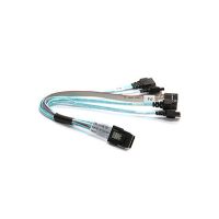 Supermicro IPASS -> 4 , 23-cm SATA cable 0.23 m Blue