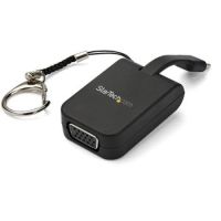 StarTech Portable USB-C to VGA Adapter with Quick-Connect Keychain