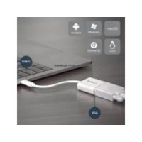 StarTech USB-C to VGA Adapter - White