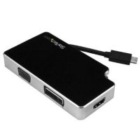 StarTech Travel A/V Adapter3-in-1 USB-C to VGA, DVI or HDMI - 4K