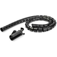 StarTech 2.5 m (8.2 ft.) Cable-Management Sleeve - Spiral - 25 mm (1 in.) Diameter