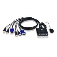 Aten CS22U KVM switch Black