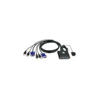 ATEN CS22U KVM switch Black