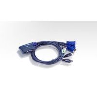 Aten 2-Port USB KVM switch Blue