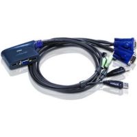 Aten CS62US KVM switch Black