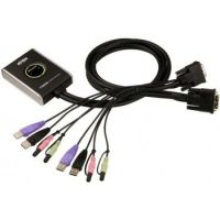 Aten 2-Port Usb Dvi Kvm Switch-Audio