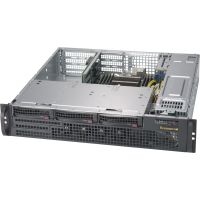 Supermicro CSE-825MBTQC-R802WB computer case Rack Black 800 W