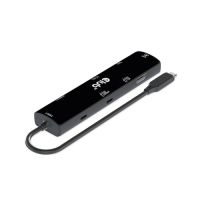 CLUB3D USB4™ Gen3x2 Type-C, 6-in-1 Hub with HDMI™ 8K60Hz or 4K120Hz, 2xUSB Type-A(10G), Ethernet RJ45(2.5G) and 2xUSB Type-C, 1x Data(10G) and 1xPD3.0 charging 100 watt