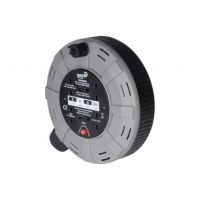 SMJ Electrical 10m 4 Socket 13A Easy-Wind Cassette Extension Lead Cable Reel