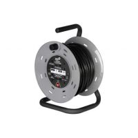 SMJ Electrical 25m 4-Socket 13A Heavy Duty Steel Frame Extension Lead Cable Reel