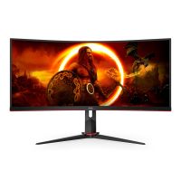 AOC G2 CU34G2XP computer monitor 86.4 cm (34") 3440 x 1440 pixels UltraWide Quad HD LED Black