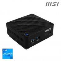 MSI Cubi N JSL Intel Celeron-N4500 Barebone, Mini-PC, SFF, USB 3.2 Gen2, HDMI, VGA, LAN, WiFi, BT, VESA, Supports Max 16GB DDR4 2666MHz (2 Slots), M.2 (1 Slot)