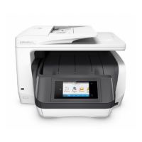 HP OfficeJet Pro 8730 All-in-One Printer, Print, copy, scan, fax, 50-sheet ADF; Front-facing USB pri