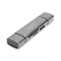 Digitus Dual Card Reader Hub USB-C™ / USB 3.0, OTG