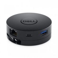 DELL DA300 Wired USB 3.2 Gen 2 (3.1 Gen 2) Type-C Black