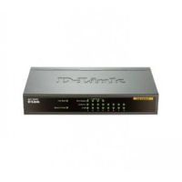 D-Link DES-1008PA network switch Unmanaged Fast Ethernet (10/100) Black Power over Ethernet (PoE)