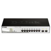 D-Link DGS-1210-08P Managed L2 Gigabit Ethernet (10/100/1000) Power over Ethernet (PoE) Black