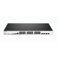 D-Link DGS-1210-28MP/E network switch Managed L2 Gigabit Ethernet (10/100/1000) Power over Ethernet (PoE) 1U Black, Grey