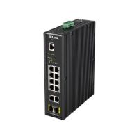 D-Link DIS-200G-12PS network switch Managed L2 Gigabit Ethernet (10/100/1000) Black Power over Ethernet