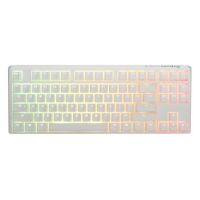 Ducky One3 Pure White TKL keyboard USB UK English