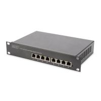 Digitus 8 Port Gigabit PoE Switch, 10 Inch, Unmanaged