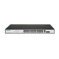 Digitus DN-95343 network switch Unmanaged Fast Ethernet (10/100) Black, Silver 1U Power over Etherne