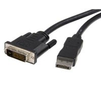 StarTech 10ft (3m) DisplayPort to DVI Cable - DisplayPort to DVI Adapter Cable 1080p Video - DisplayPort to DVI-D Cable Single Link - DP to DVI Monitor Cable - DP 1.2 to DVI Converter