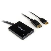 DisplayPort auf HDMI Adapter / Konverter mit USB Audio mit bis zu 1920x1200 -