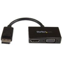 StarTech Travel A/V Adapter2-in-1 DisplayPort to HDMI or VGA