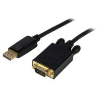 StarTech 3 ft DisplayPort to VGA Adapter Converter Cable DP to VGA 1920x1200 - Black