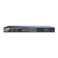 Hikvision DS-3E1318P-E network switch Managed L2 Fast Ethernet (10/100) Black Power over Ethernet (PoE)