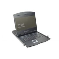 Digitus Modular console with 19" TFT (48,3cm), 16-port KVM & Touchpad, german keyboard