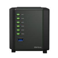 Synology DiskStation DS419slim Armada 385 Ethernet LAN Tower Black NAS