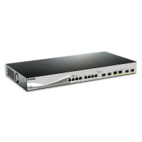 D-Link DXS-1210-12TC/E network switch Managed L2 10G Ethernet (100/1000/10000) 1U Black, Silver