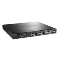 D-Link DXS 3400-24TC L3 Lite Managed 10 Gigabit SFP+ Rack-Mountable Switch