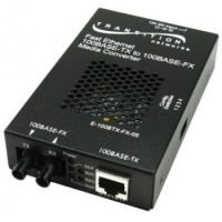 Transition Networks E-100BTX-FX-05 network media converter 100 Mbit/s 1300 nm Black