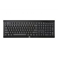 HP K2500 keyboard RF Wireless QWERTY Black