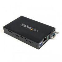 StarTech 1000 Mbps Gigabit Single Mode Fiber Media Converter LC 40 km