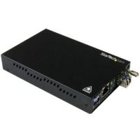 StarTech Gigabit Ethernet Copper-to-Fiber Media Converter - SM LC - 10 km