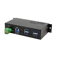 EXSYS EX-1185HMVS-2 interface hub USB 3.2 Gen 1 (3.1 Gen 1) Type-B 5000 Mbit/s Black