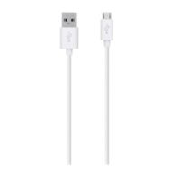 Belkin 1.2m USB 2.0 - microUSB m/m USB cable USB A Micro-USB B White