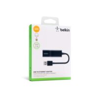 Belkin F4U047BT cable interface/gender adapter USB 2.0 RJ-45 Black