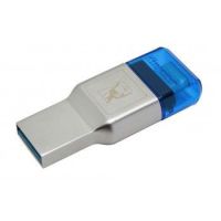 Kingston MobileLite Duo 3C card reader Blue,Silver USB 3.2 Gen 1 (3.1 Gen 1) Type-A/Type-C