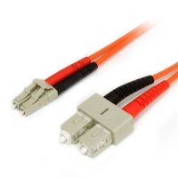 StarTech 2m Multimode 62.5/125 Duplex Fiber Patch Cable LC - SC