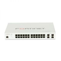 Fortinet L2+ managed POE switch with 24GE + 4SFP+, 24port POE with max 370W limit and smart fan temperature control