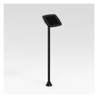 Bouncepad Floorstanding Slim | Apple iPad 3rd Gen 9.7 (2012) | Black | Covered Front Camera and Home