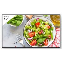 Sony FW-75BZ35L Signage Display Digital signage flat panel 190.5 cm (75") LCD Wi-Fi 550 cd/m² 4K Ultra HD Black Android 24/7