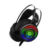 GAMEMAX G200 7-Colour LED Gaming Headset USB & 3.5mm Jack Noise Cancellation 50mm Drivers Audio Adapter for Phones