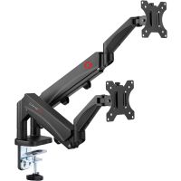 Dual Monitor Arm, Stand And Mount For Gaming And Office Use