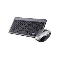 Acer Chrome Wireless Keyboard and Mouse Silver